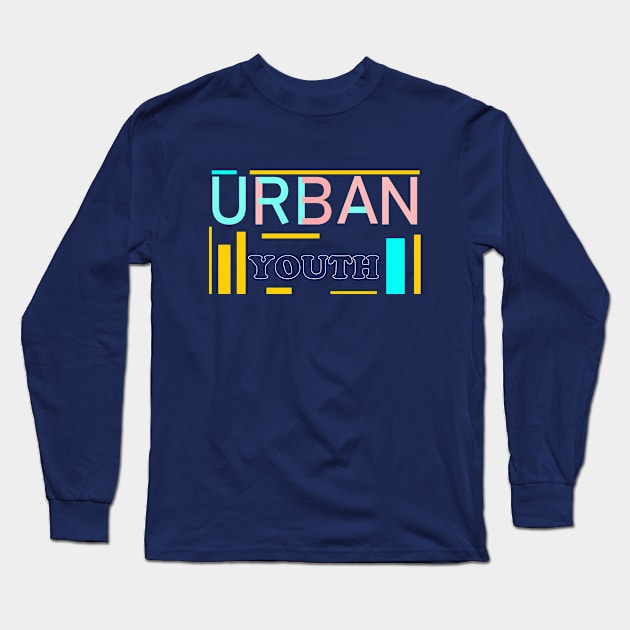 Urban Youth Long Sleeve T-Shirt by CreativeIkbar Prints